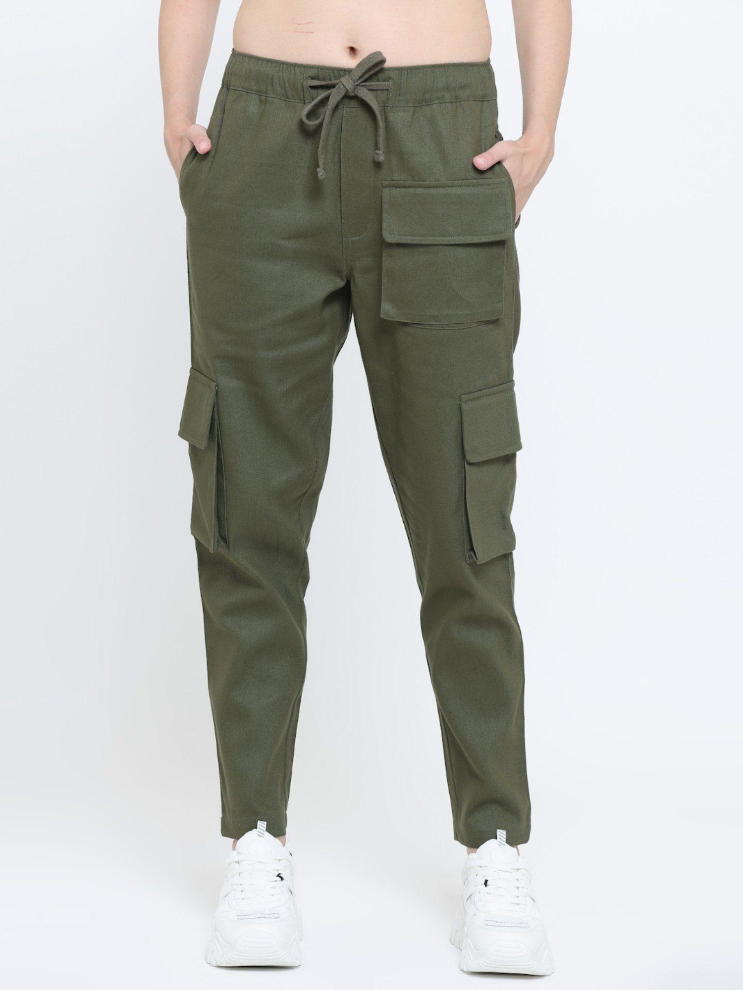 olive utility cargo pants