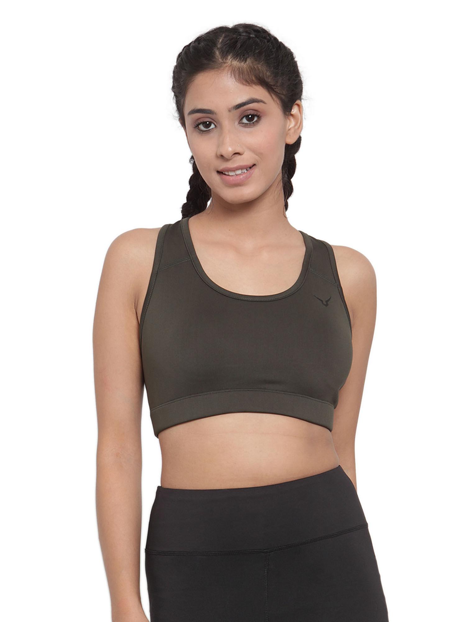 olive womens performance sports bra