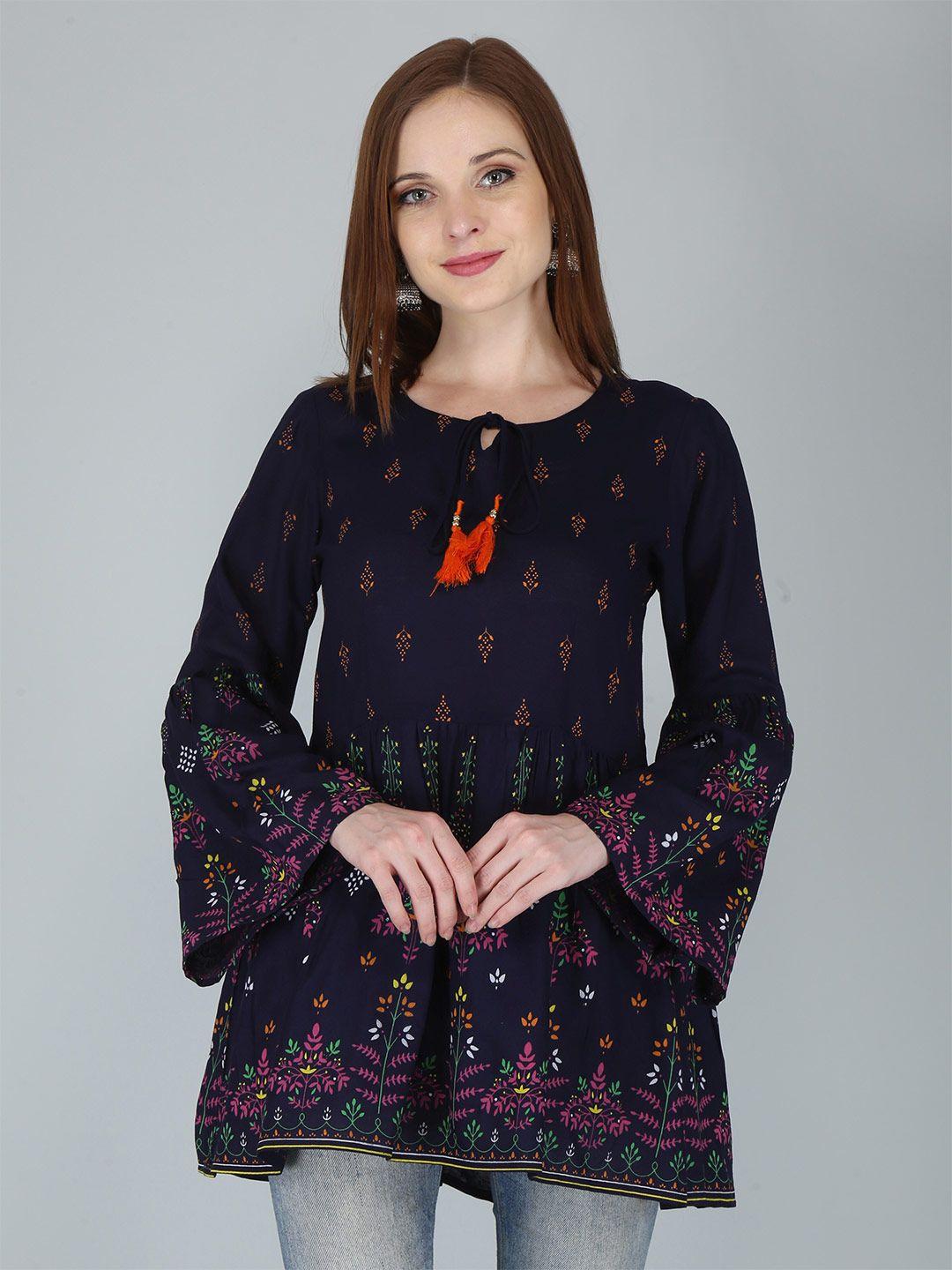 omask ethnic print tunic