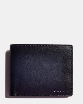 ombre-dyed leather bi-fold wallet