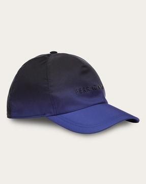ombre-dyed nylon baseball cap with nuanced detailing