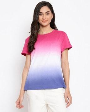 ombre-dyed t-shirt