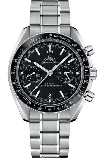 omega speedmaster black dial automatic watch with steel bracelet for men - 329.30.44.51.01.001