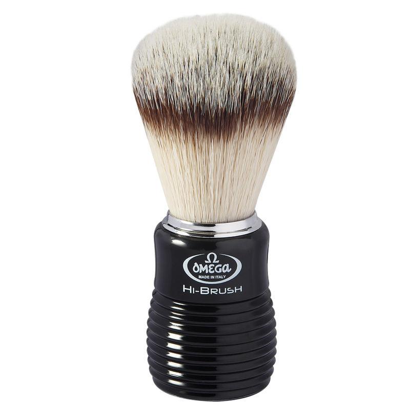 omega 0146081 hi-brush fiber badger effect shaving brush