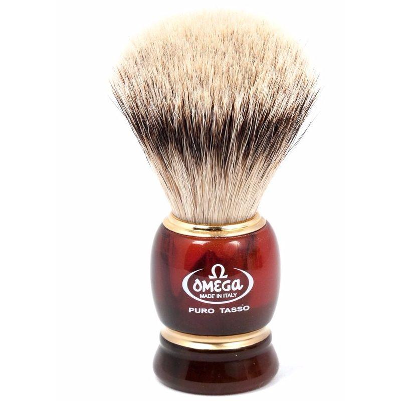 omega 636 silvertip badger shaving brush