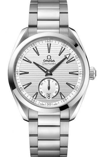 omega seamaster silver dial automatic watch with steel bracelet for men - 220.10.41.21.02.002