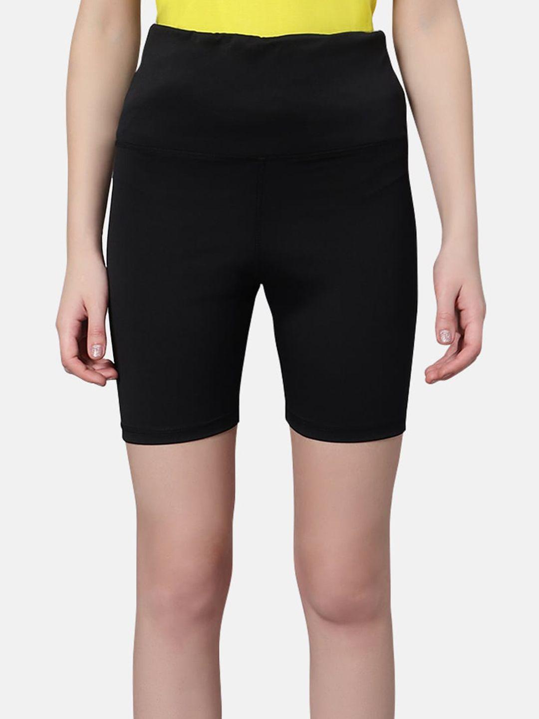 omtex-women-skinny-fit-high-rise-sports-shorts