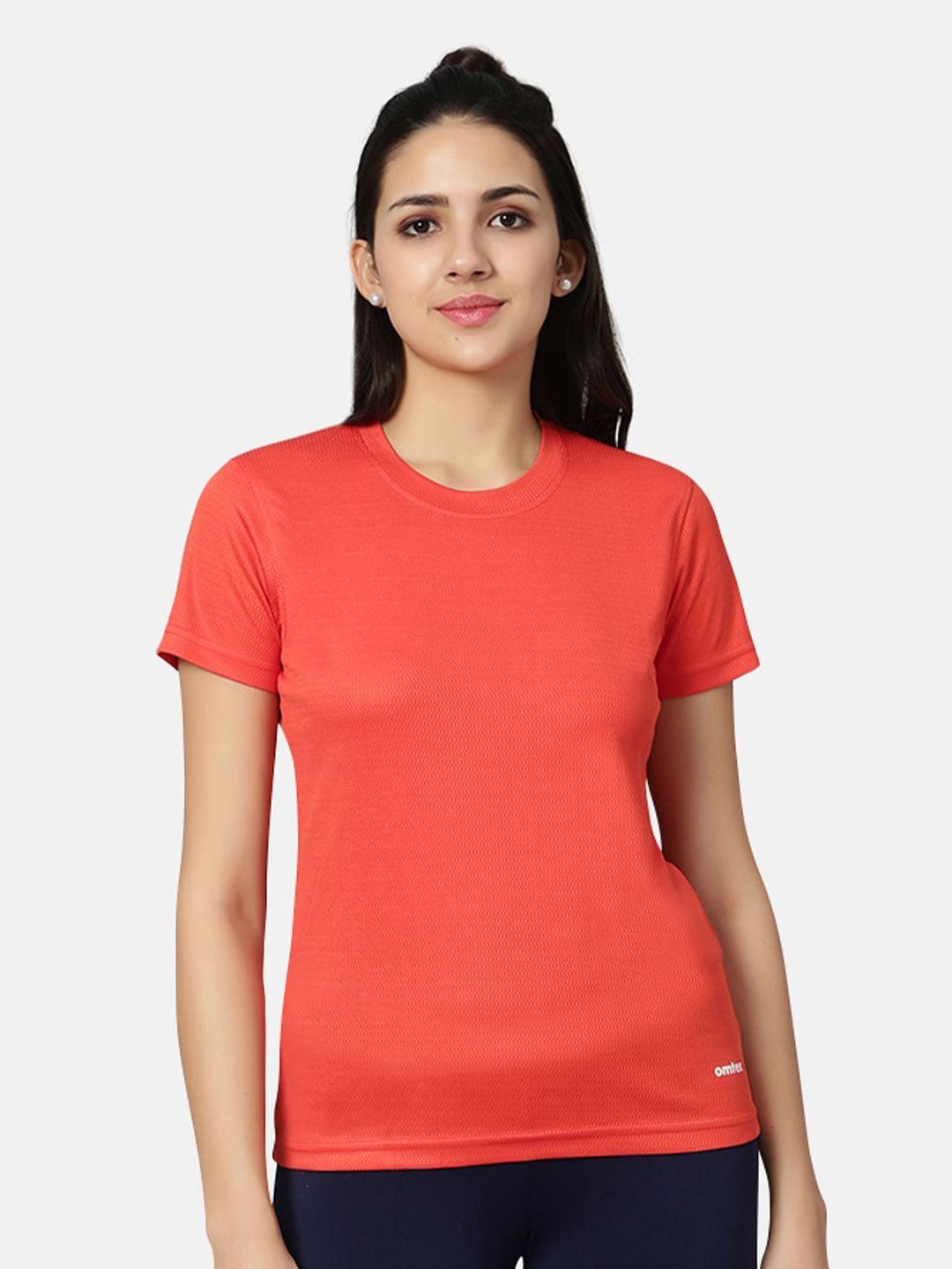omtex women rust t-shirt