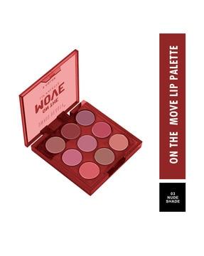 on the move lip palette -03 nude shade