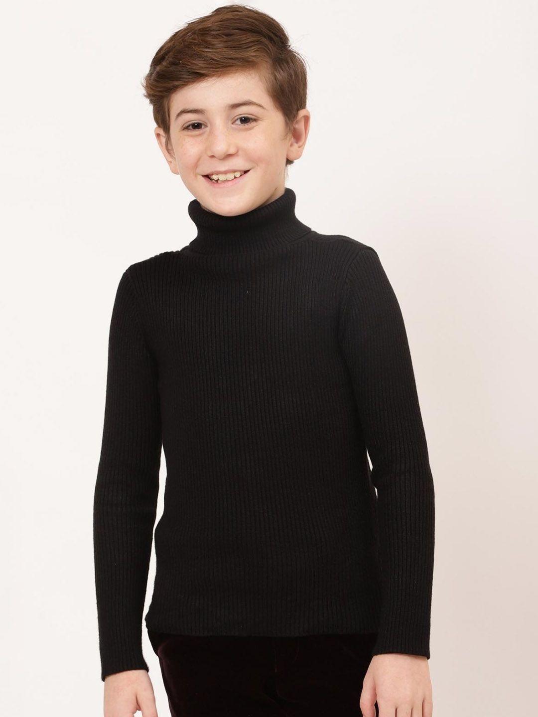 one friday boys ribbed turtle neck long sleeves pullover sweater