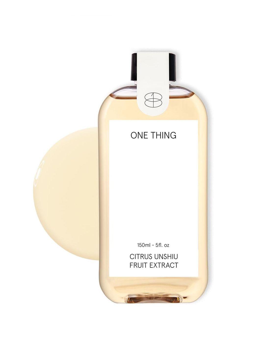 one thing citrus unshiu fruit extract facial toner for glowing skin with vitamin c - 150ml