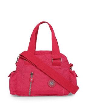one compartment shoulder bag with detachable strap
