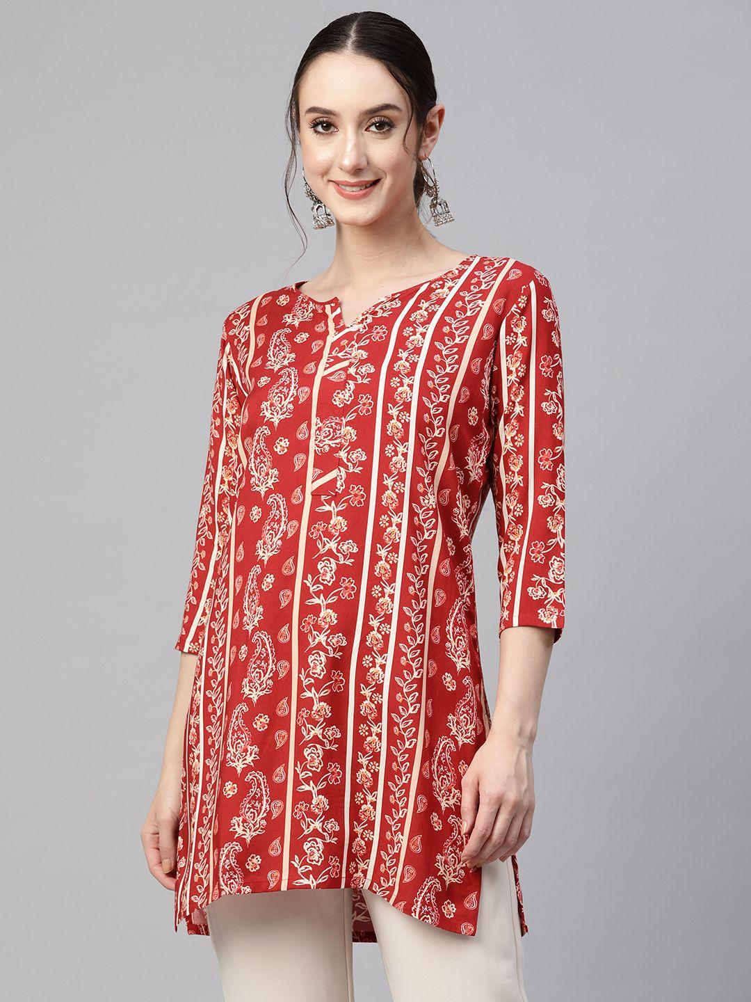 one femme floral printed kurti