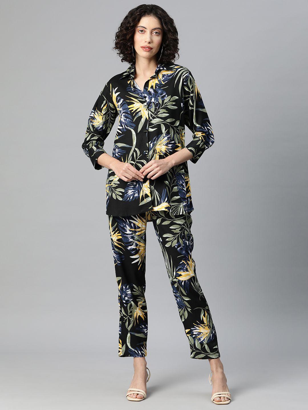 one femme printed pure cotton co-ords