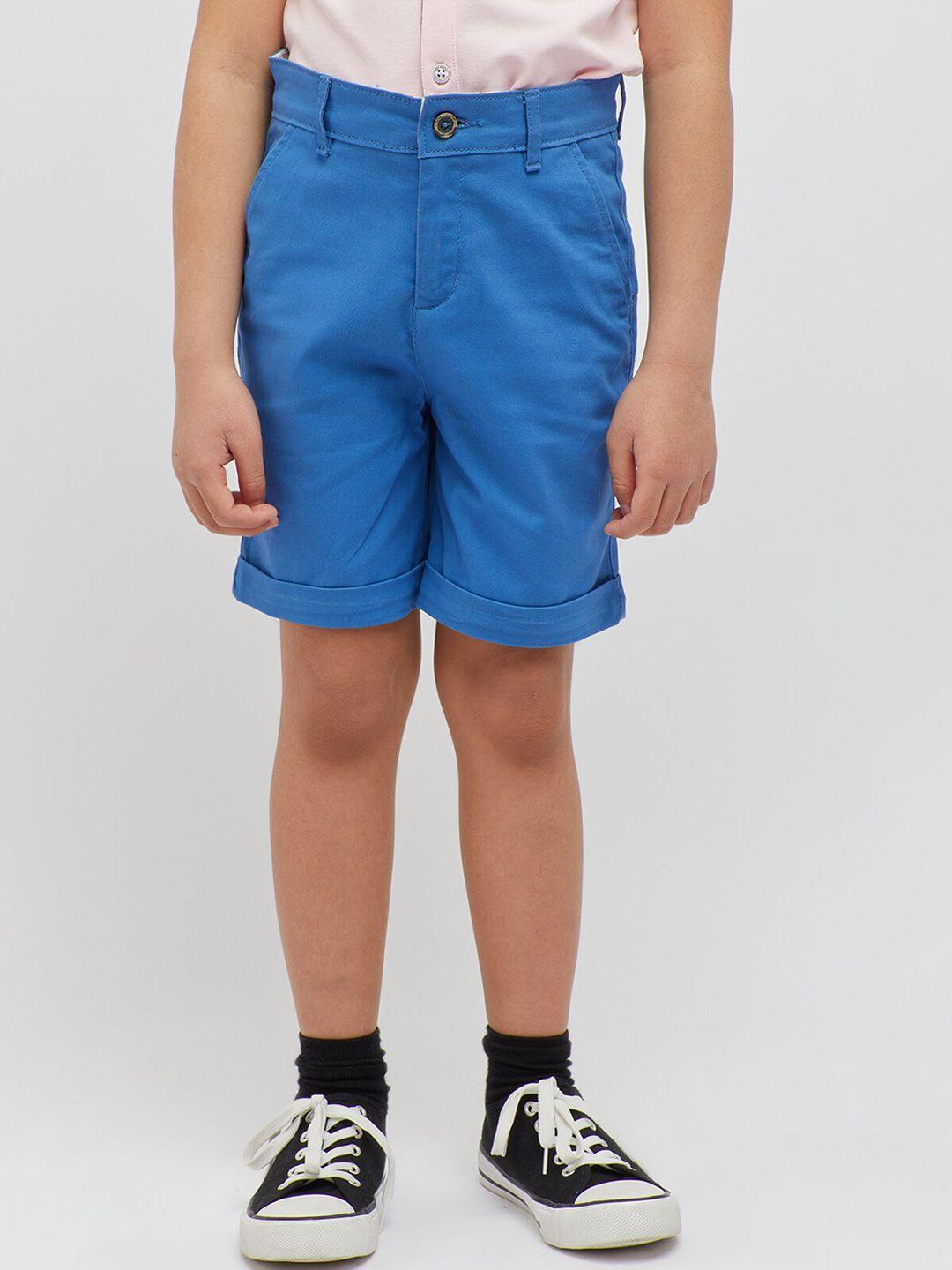 one friday boys mid rise cotton shorts