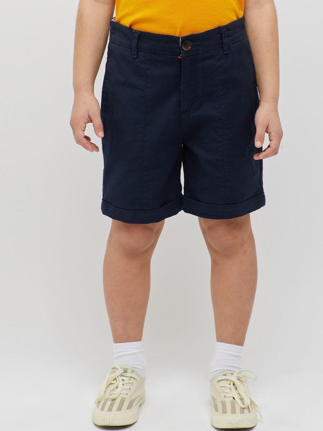 one friday boys mid rise cotton shorts