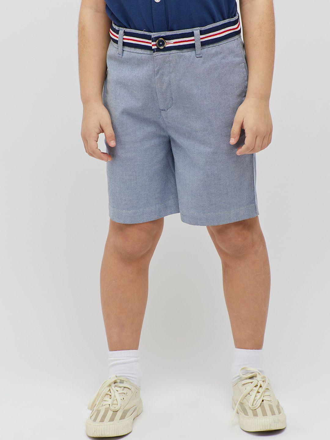 one friday boys striped waist cotton shorts