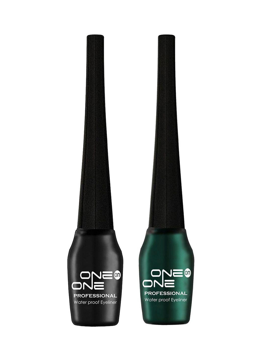 one on one set of 2 professional waterproof liquid eyeliners