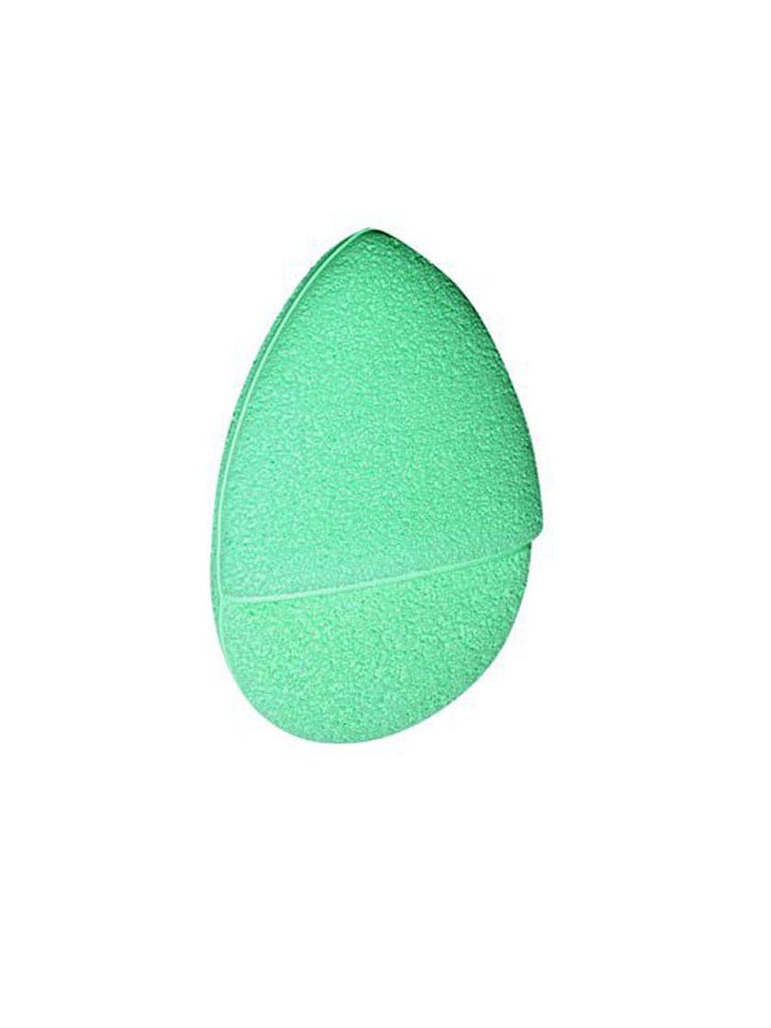 one sec beauty face cleansing sponge pad puff - green