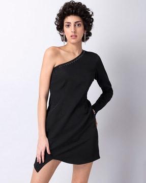 one shoulder bodycon dress