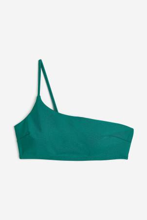 one-shoulder padded bikini top