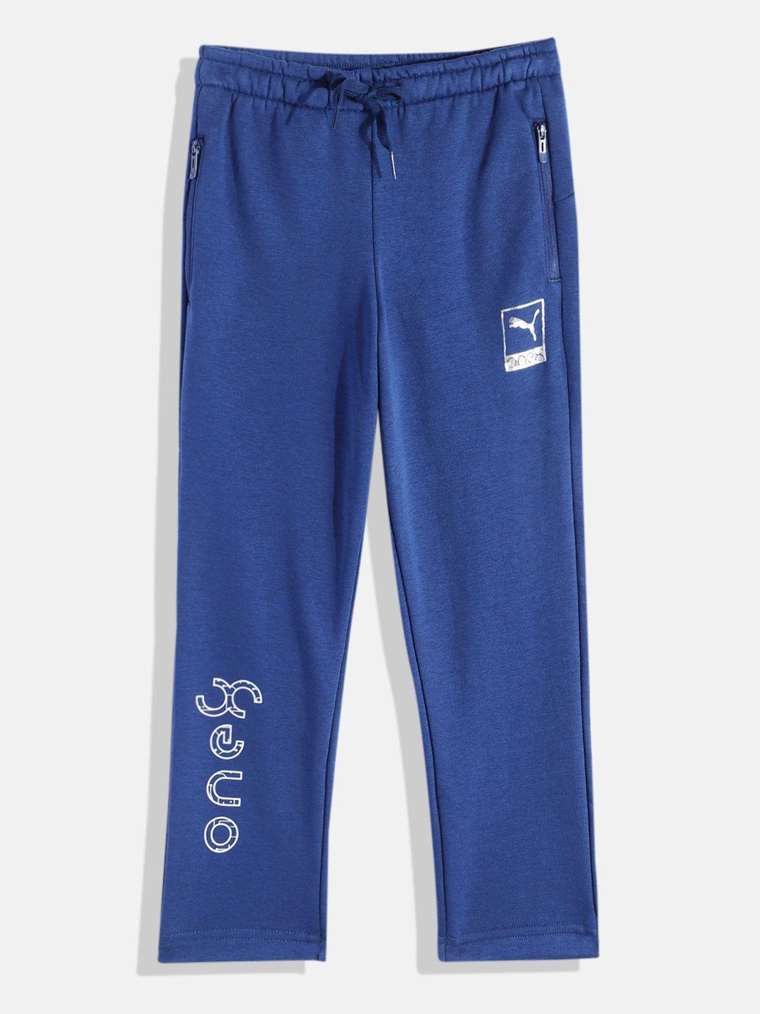 one8 x puma boys blue vk logo track pants