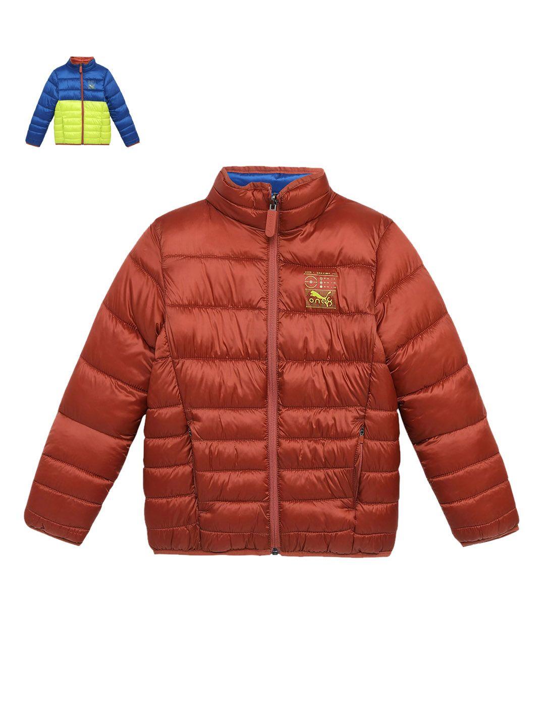 one8 x puma boys reversible padded jacket