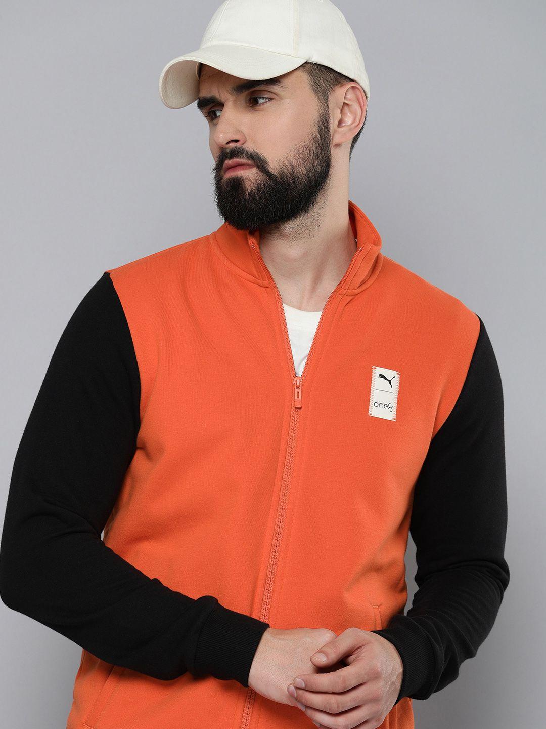 one8 x puma slim fit outdoor sporty jacket