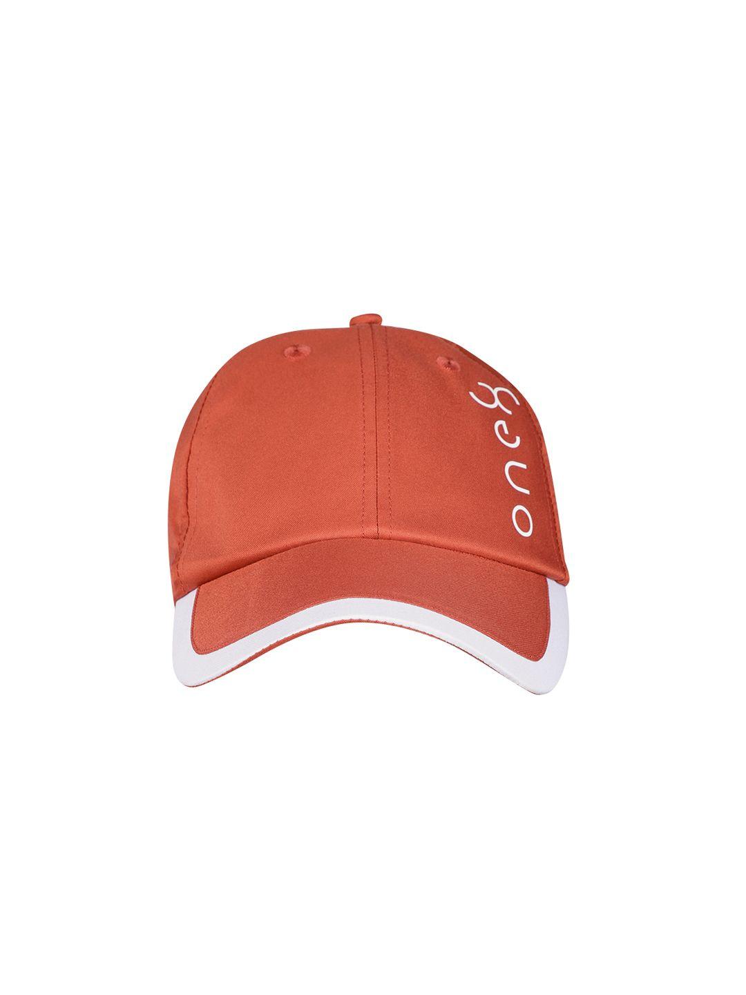 one8 x puma unisex red brand logo printed snapback cap