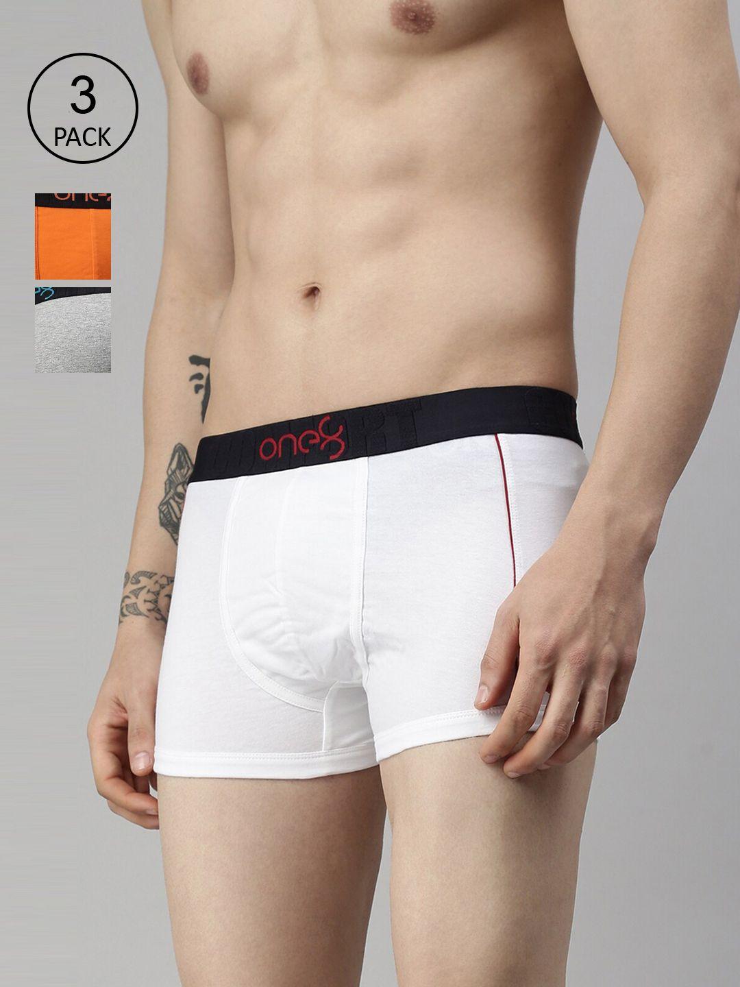 one8 by virat kohli men pack of 3 solid trunk