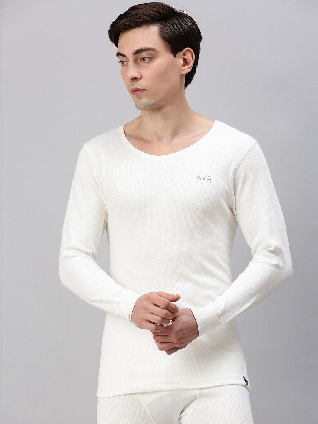 one8 by virat kohli men solid cotton thermal top