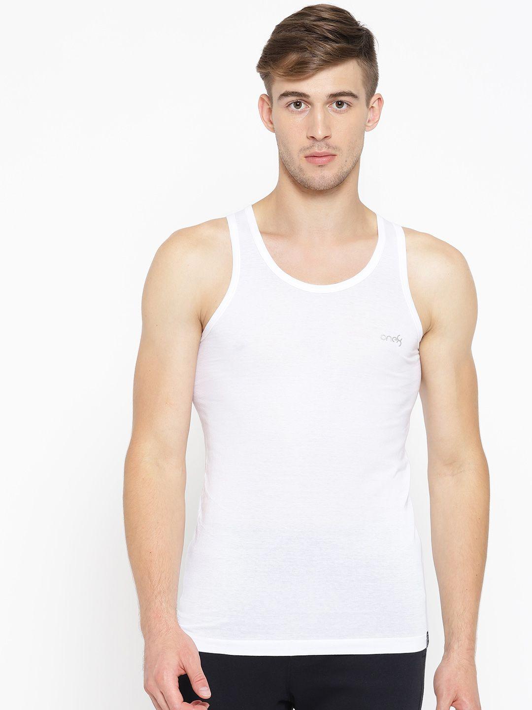 one8 by virat kohli men white solid innerwear vest 110-white-xxl