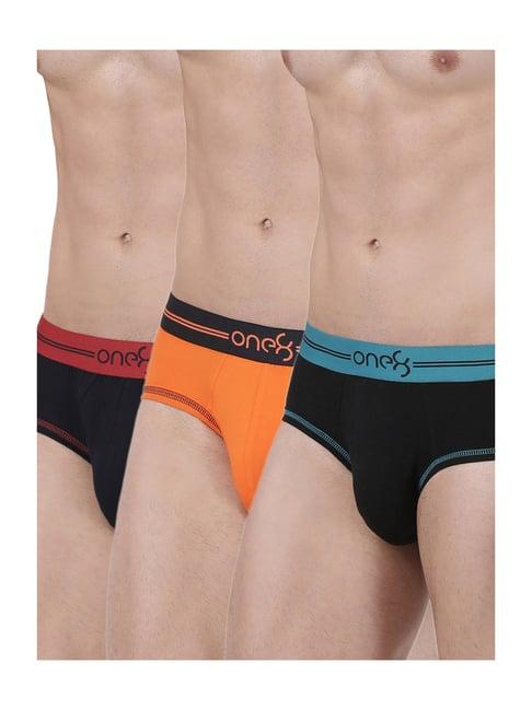 one8 by virat kohli multicolor cotton briefs (pack of 3)