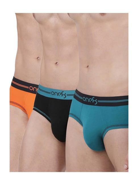 one8 by virat kohli multicolor cotton briefs (pack of 3)