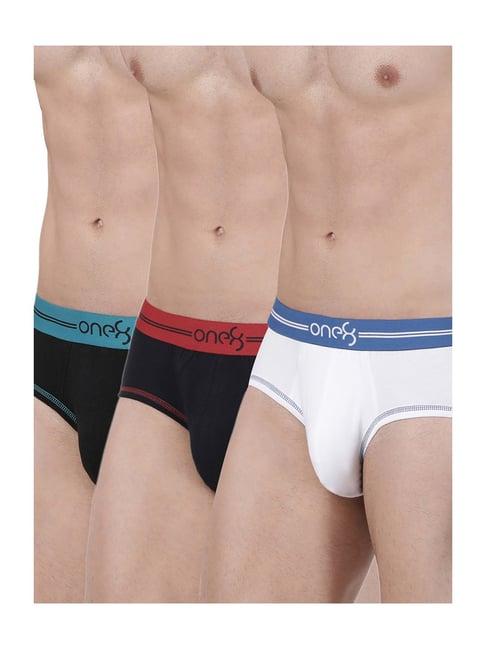 one8 by virat kohli multicolor cotton briefs (pack of 3)