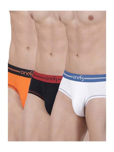 one8 by virat kohli multicolor cotton briefs (pack of 3)