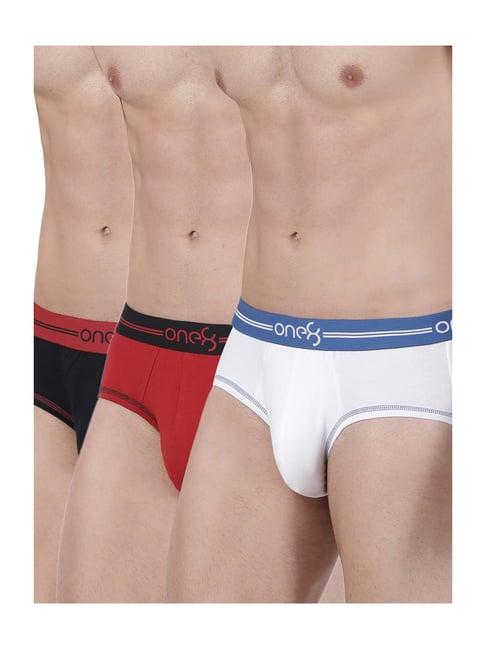 one8 by virat kohli multicolor cotton briefs (pack of 3)