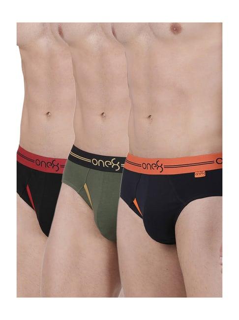 one8 by virat kohli multicolor cotton briefs (pack of 3)