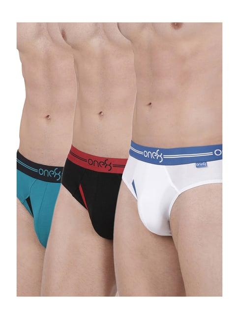 one8 by virat kohli multicolor cotton briefs (pack of 3)