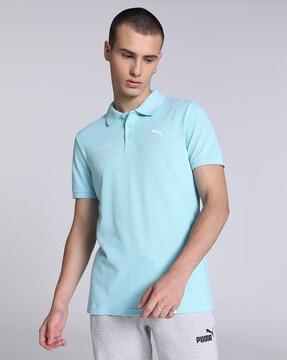 one8 heather slim fit polo t-shirt