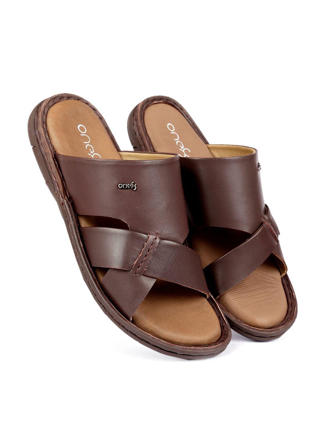 one8 men tan slip-on