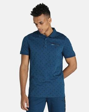 one8 virat kohli aop slim fit polo t-shirt