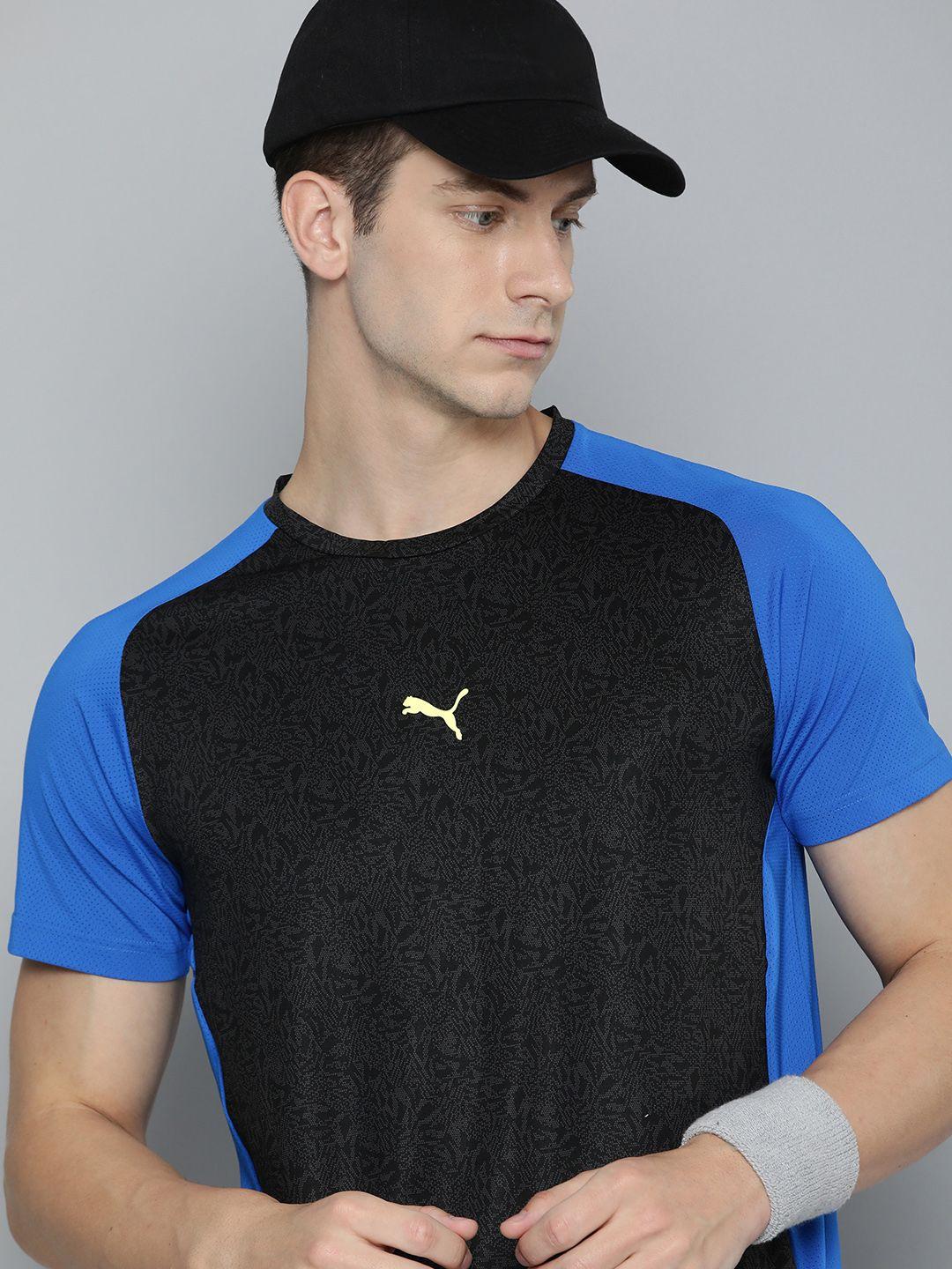 one8 x puma colourblocked slim fit training t-shirt