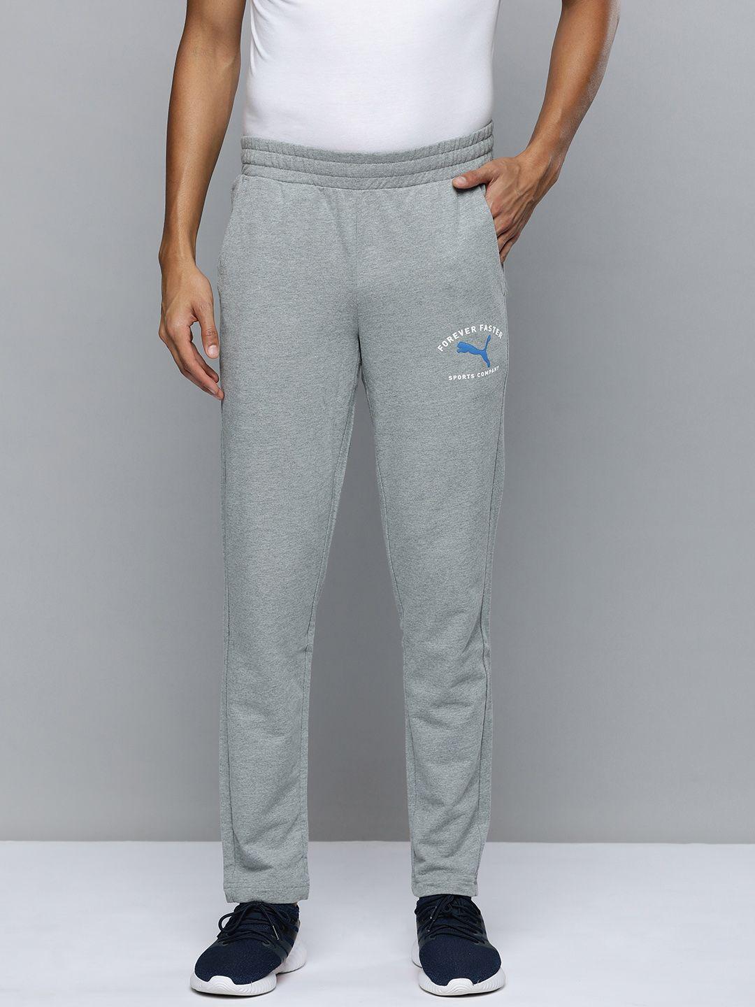 one8 x puma men brand logo printed slim fit track pants