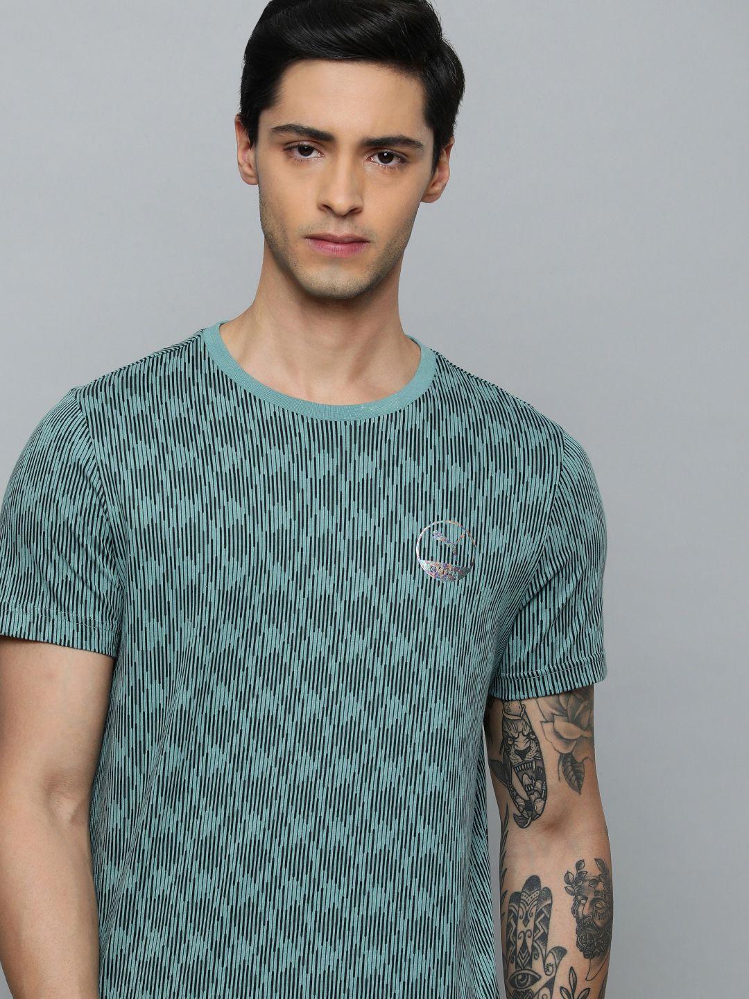 one8 x puma men printed pure cotton outdoor t-shirt