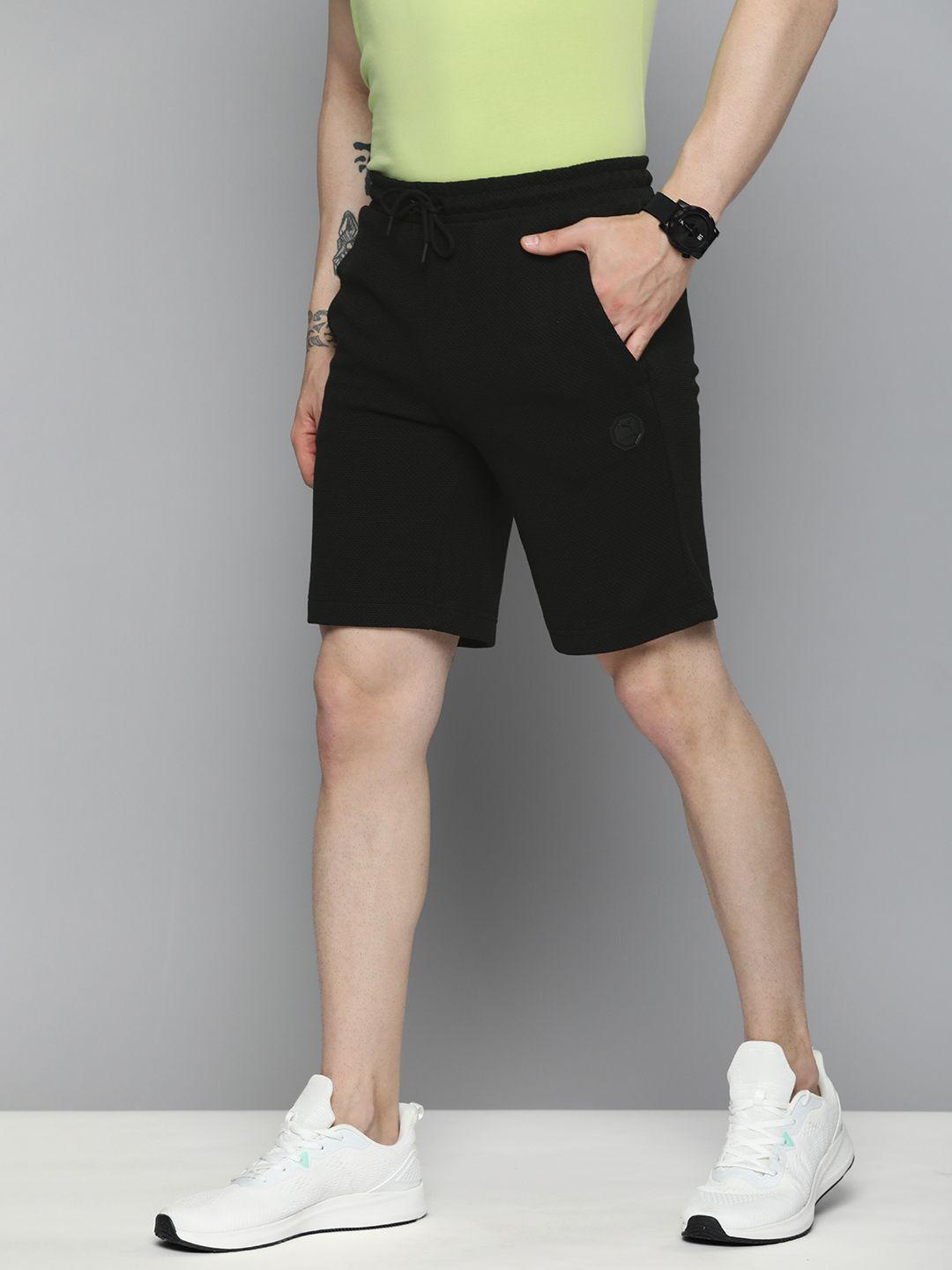 one8 x puma men self design slim fit outdoor shorts