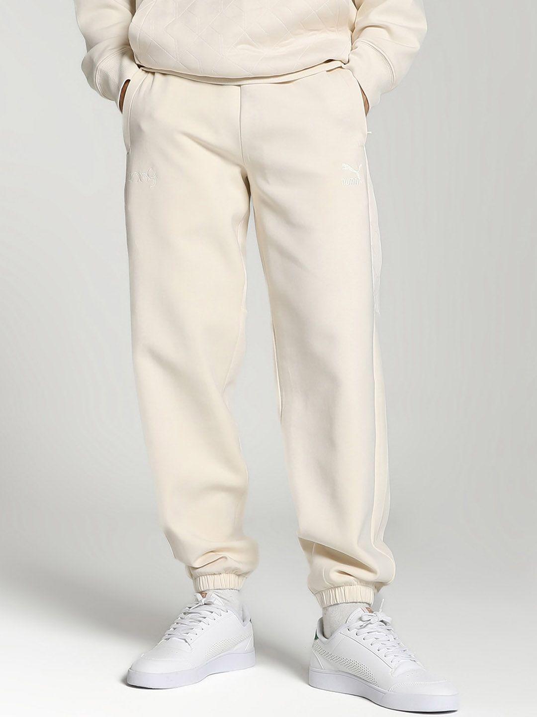 one8 x puma men signature self design cotton joggers