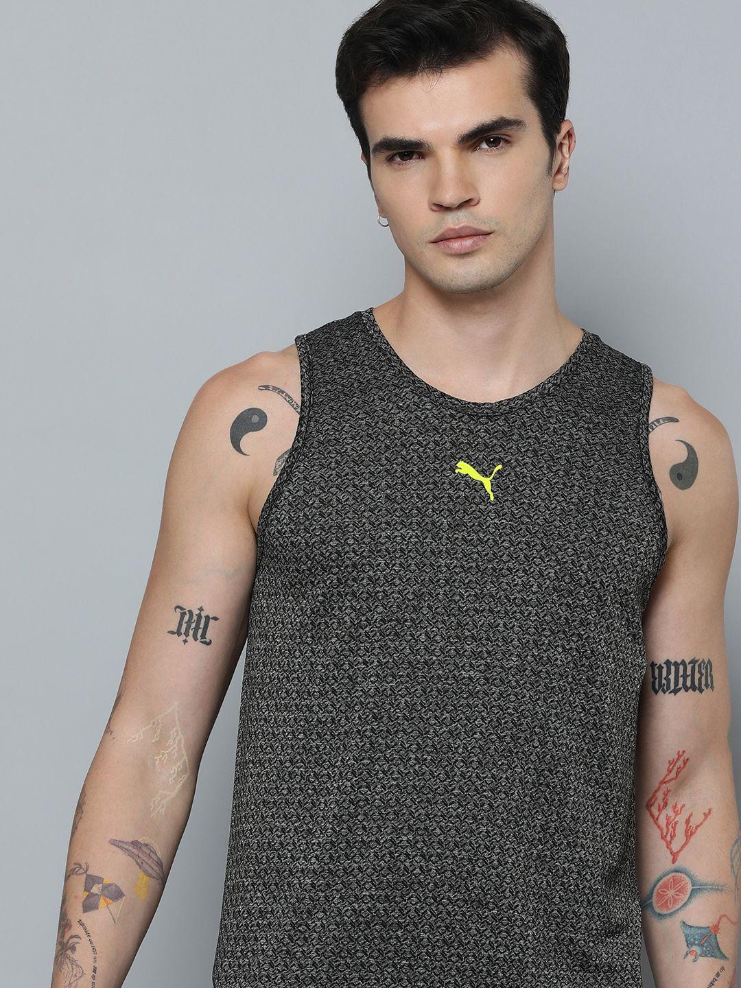 one8 x puma printed drycell seamless singlet slim fit t-shirt