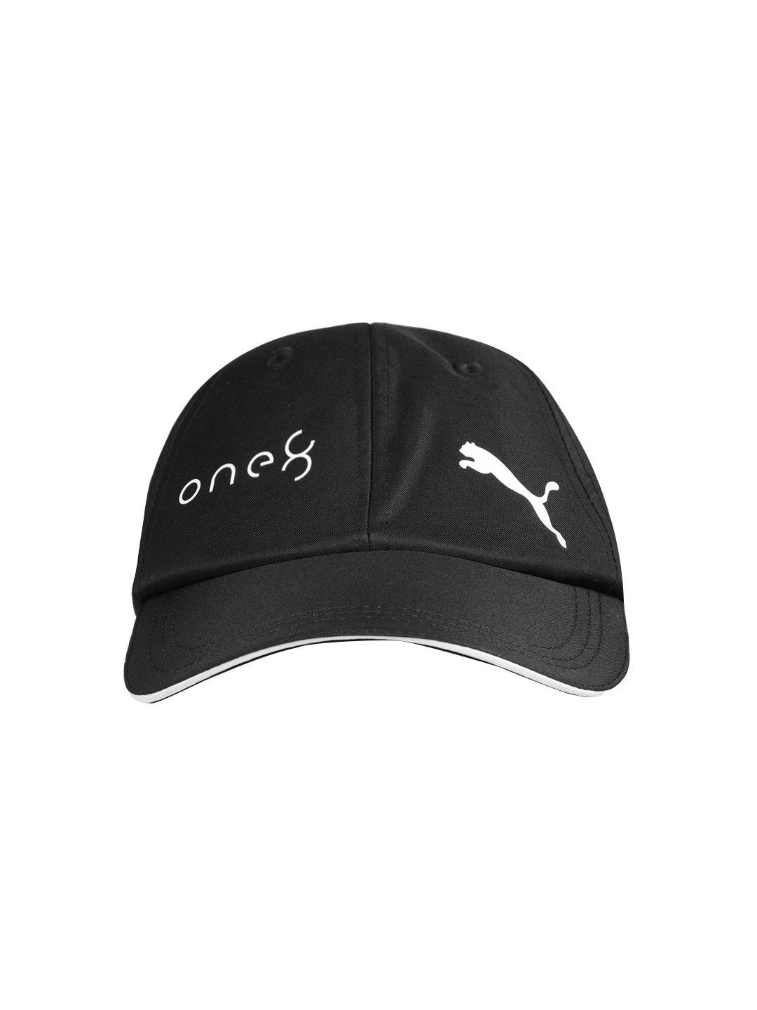 one8 x puma unisex black virat kohli printed baseball cap