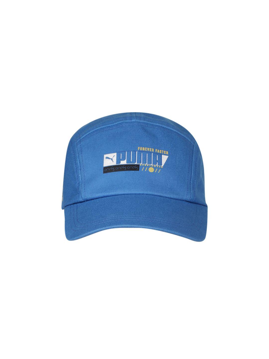 one8 x puma unisex graphic 5 panel brand logo printed pure cotton baseball cap